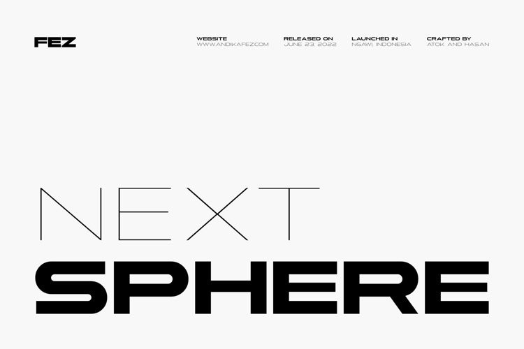 Шрифт Next Sphere