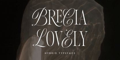 Шрифт Brecia Lovely