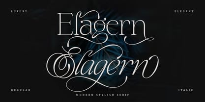 Шрифт Elagern