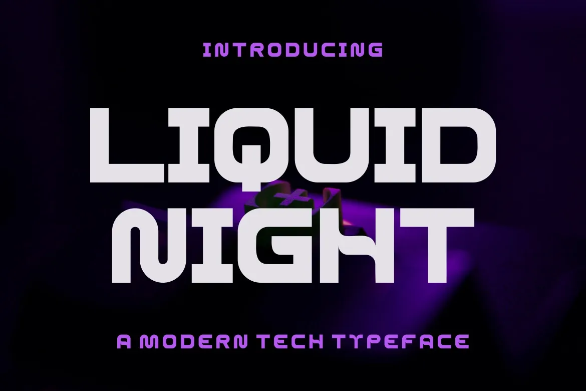 Шрифт Liquid Night