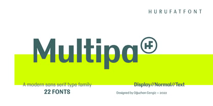 Шрифт Multipa