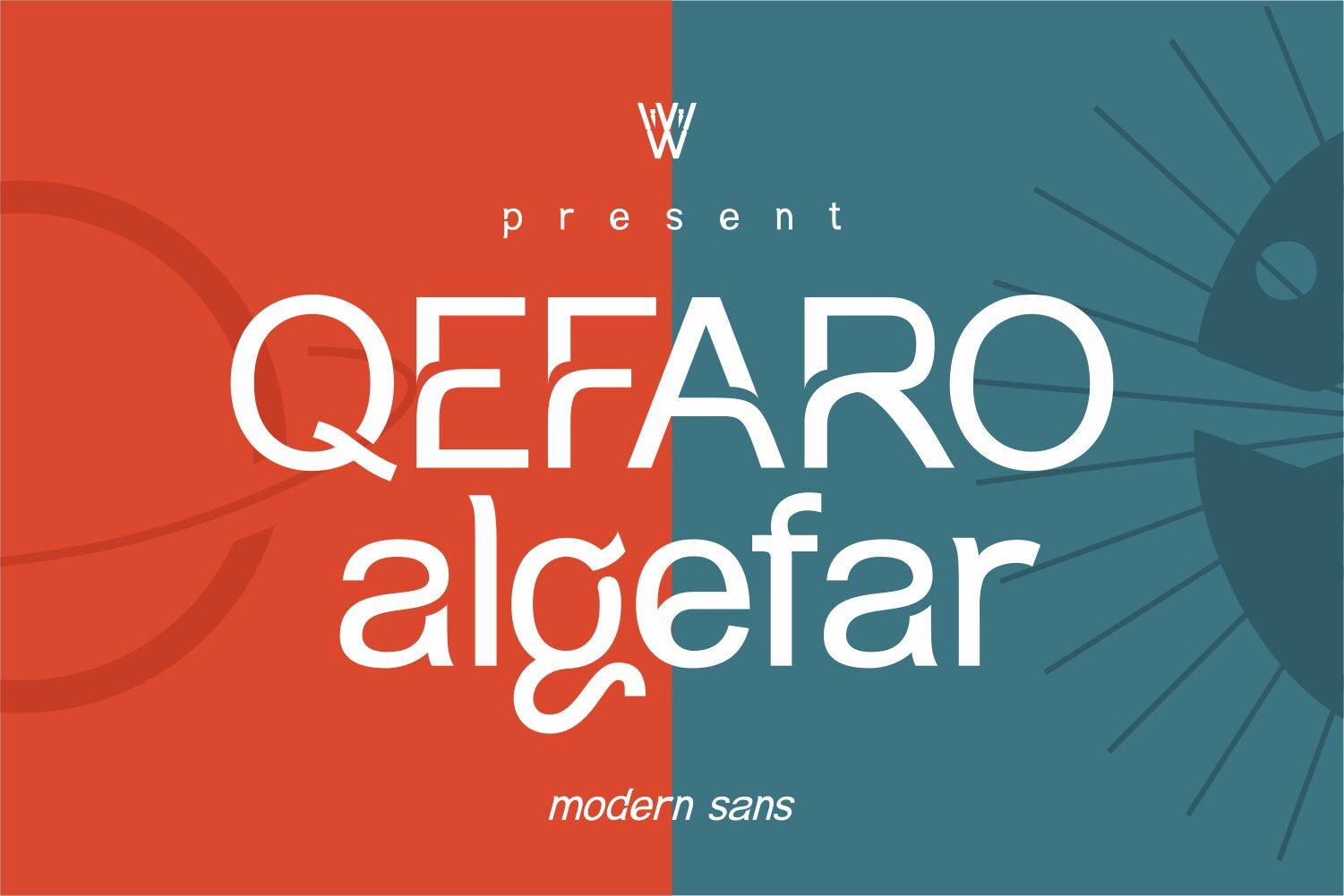 Шрифт Qefaro Algefar