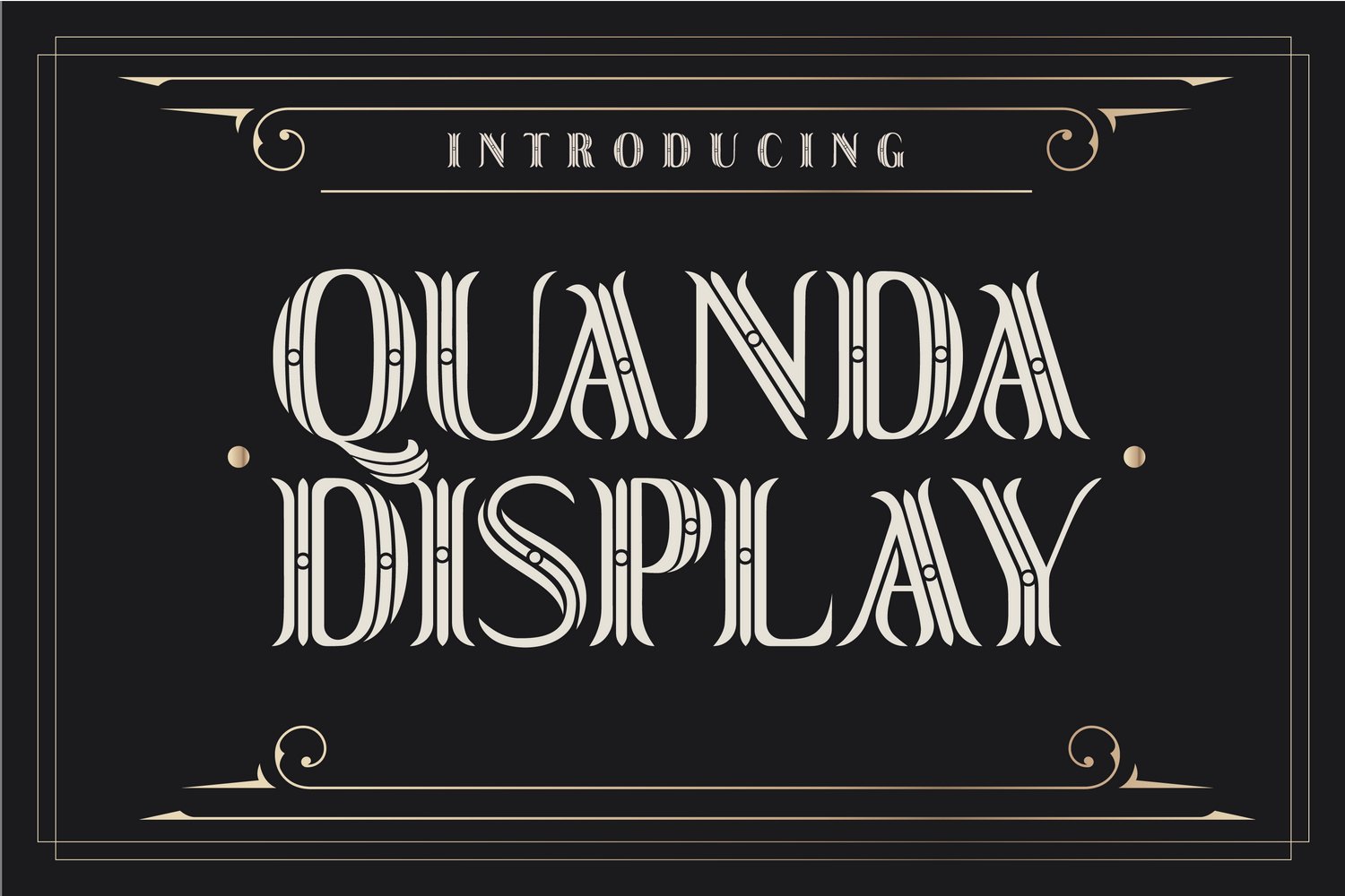Шрифт Quanda Display