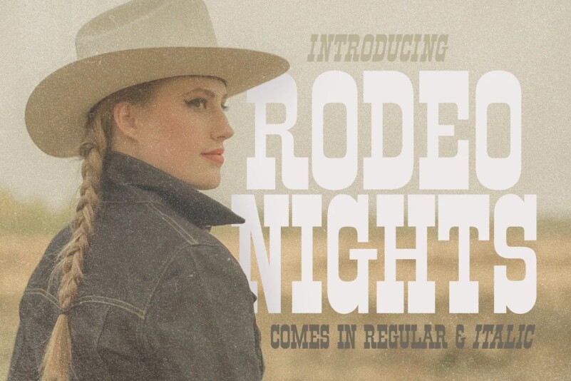 Шрифт Rodeo Nights