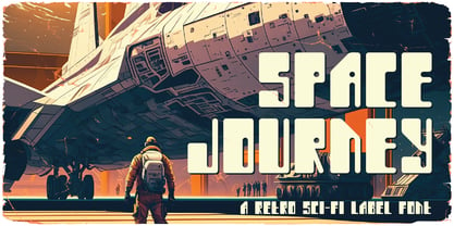 Шрифт Space Journey