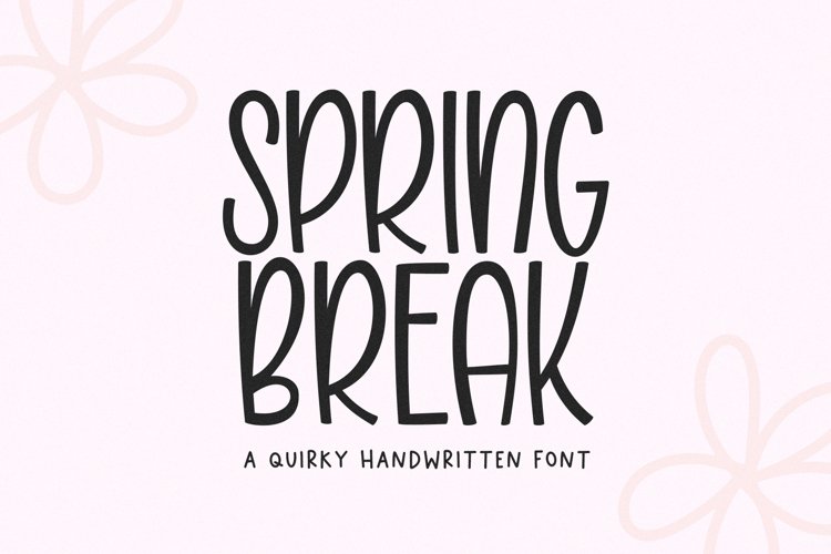 Шрифт Spring Break