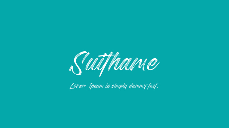 Шрифт Suithame