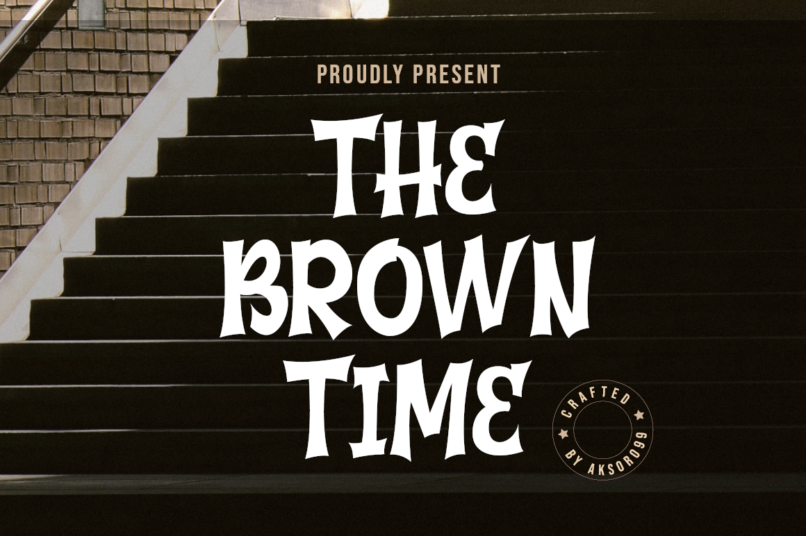 Шрифт The Brown Times