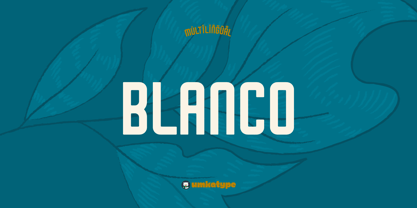 Шрифт Blanco