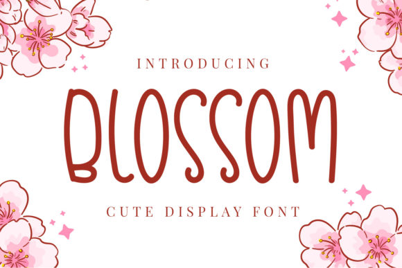 Шрифт Blossom