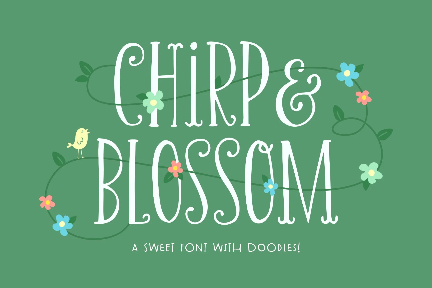 Шрифт Chirp And Blossom