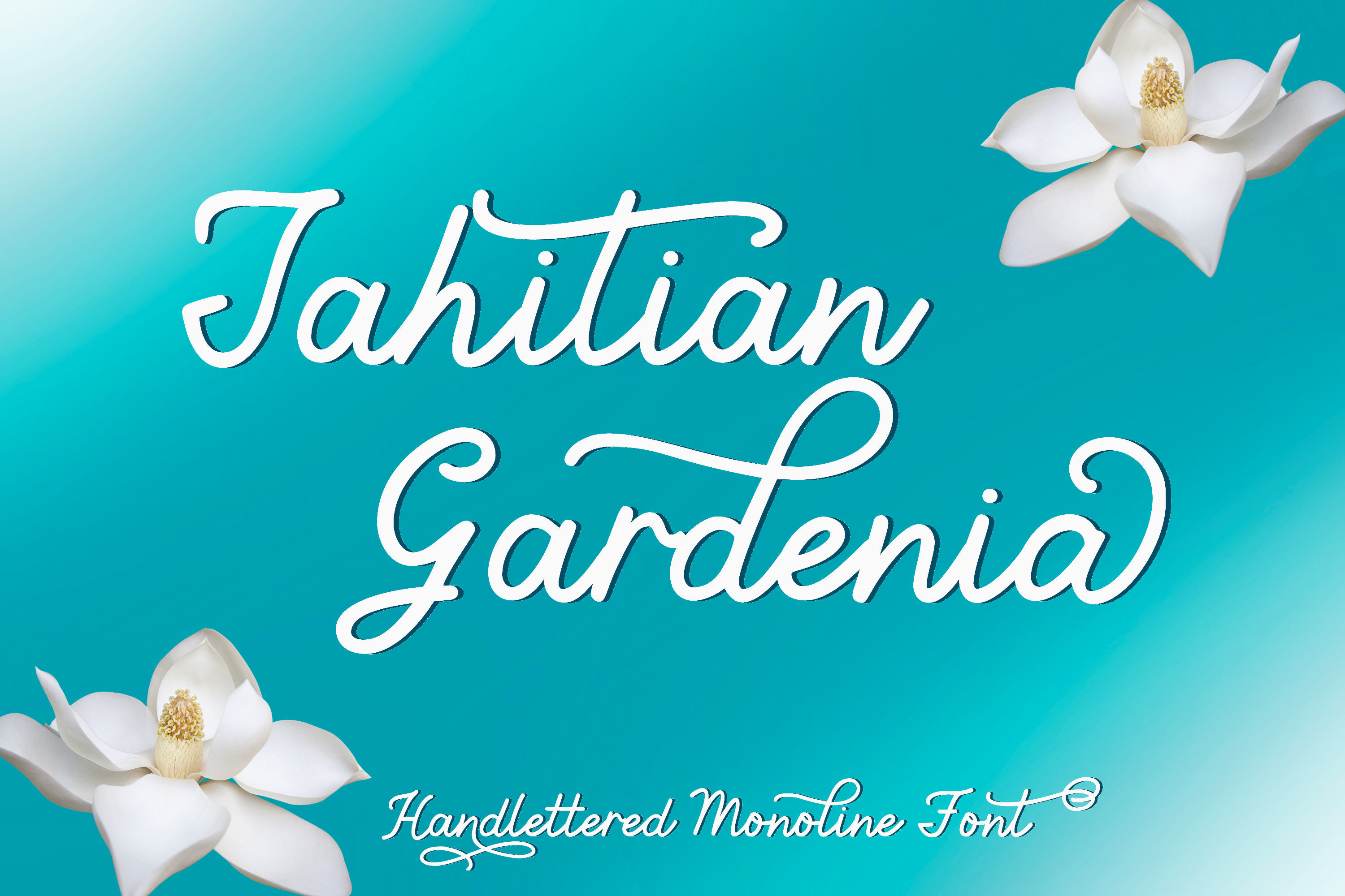 Шрифт Tahitian Gardenia