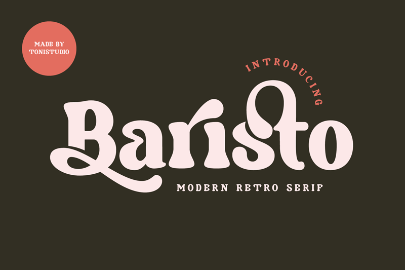 Шрифт Baristo