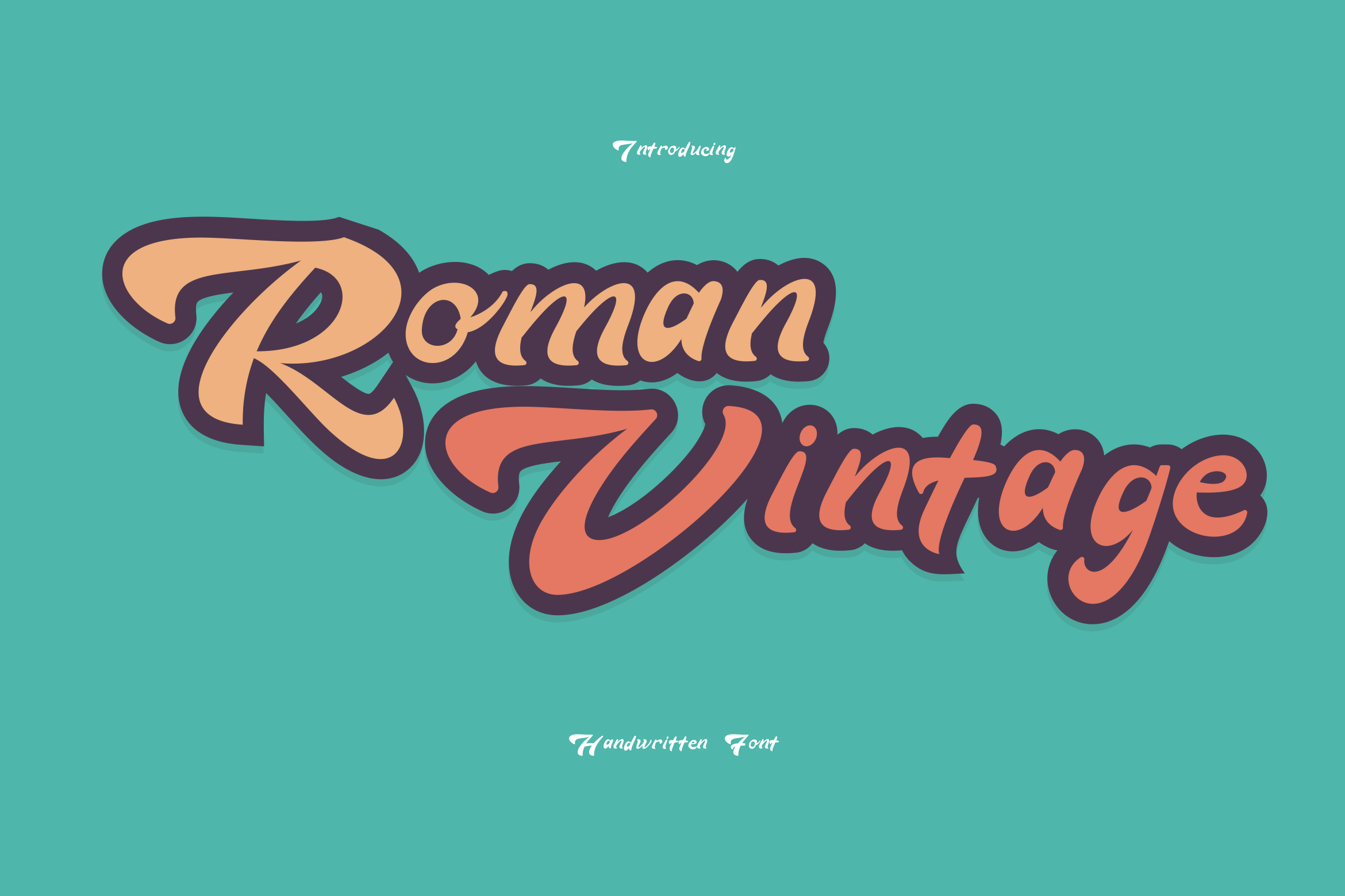 Шрифт Roman Vintage