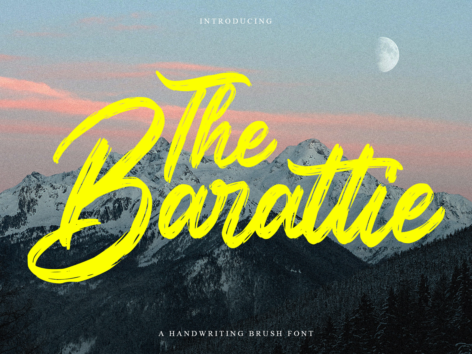 Шрифт The Barattie