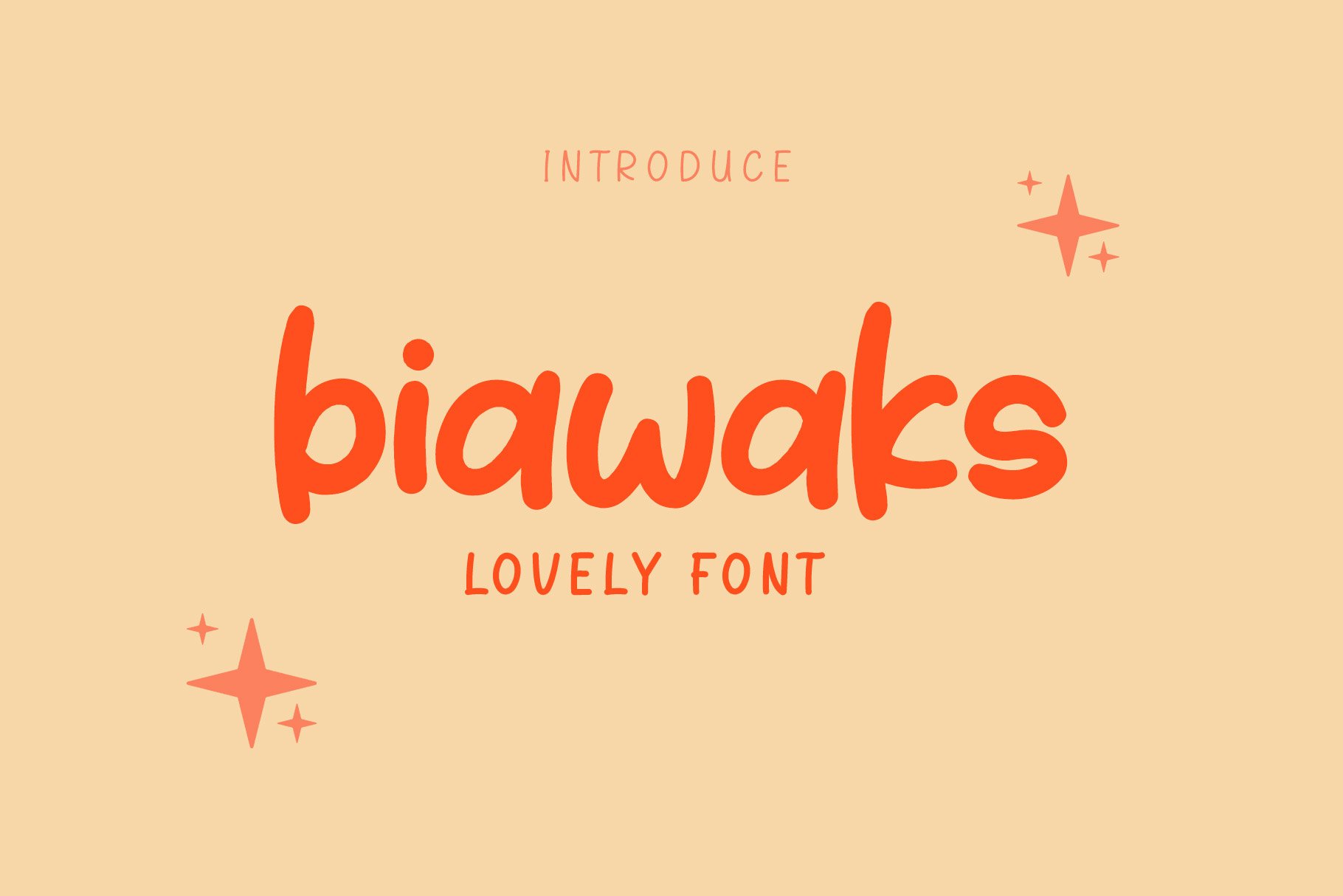 Шрифт Biawaks