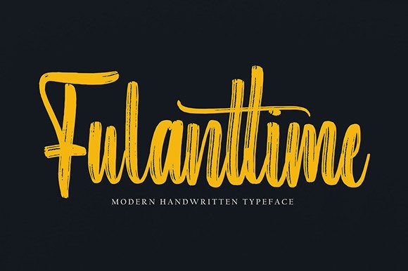 Шрифт Fulanttime