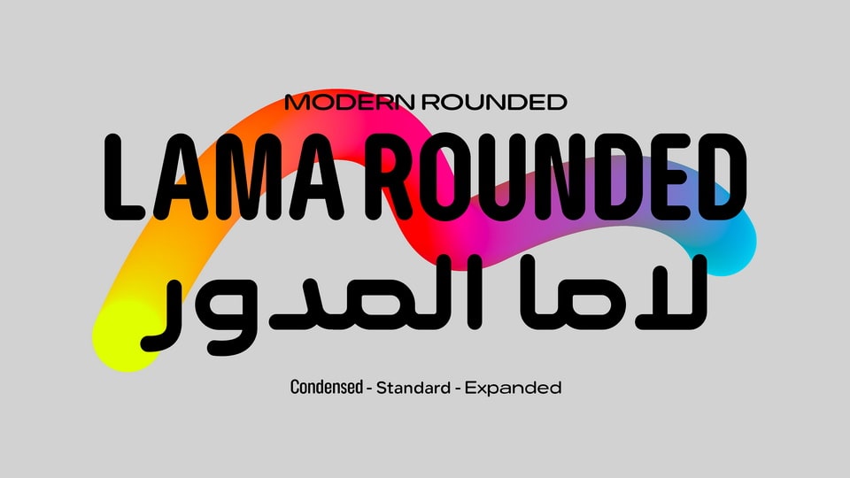 Шрифт Lama Rounded Condensed
