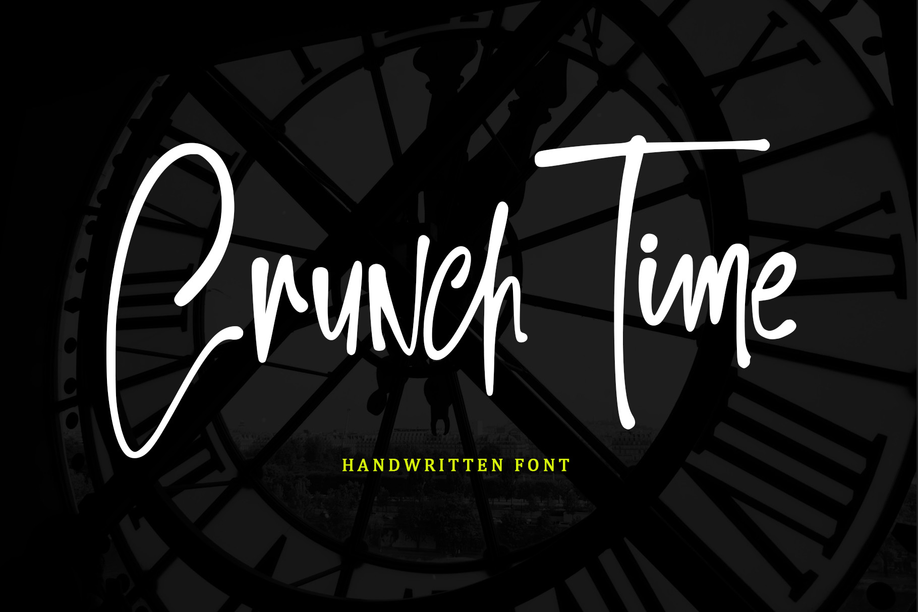 Шрифт Crunch Time
