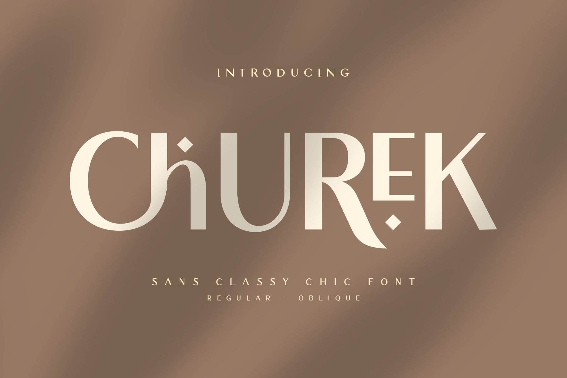 Шрифт Churek