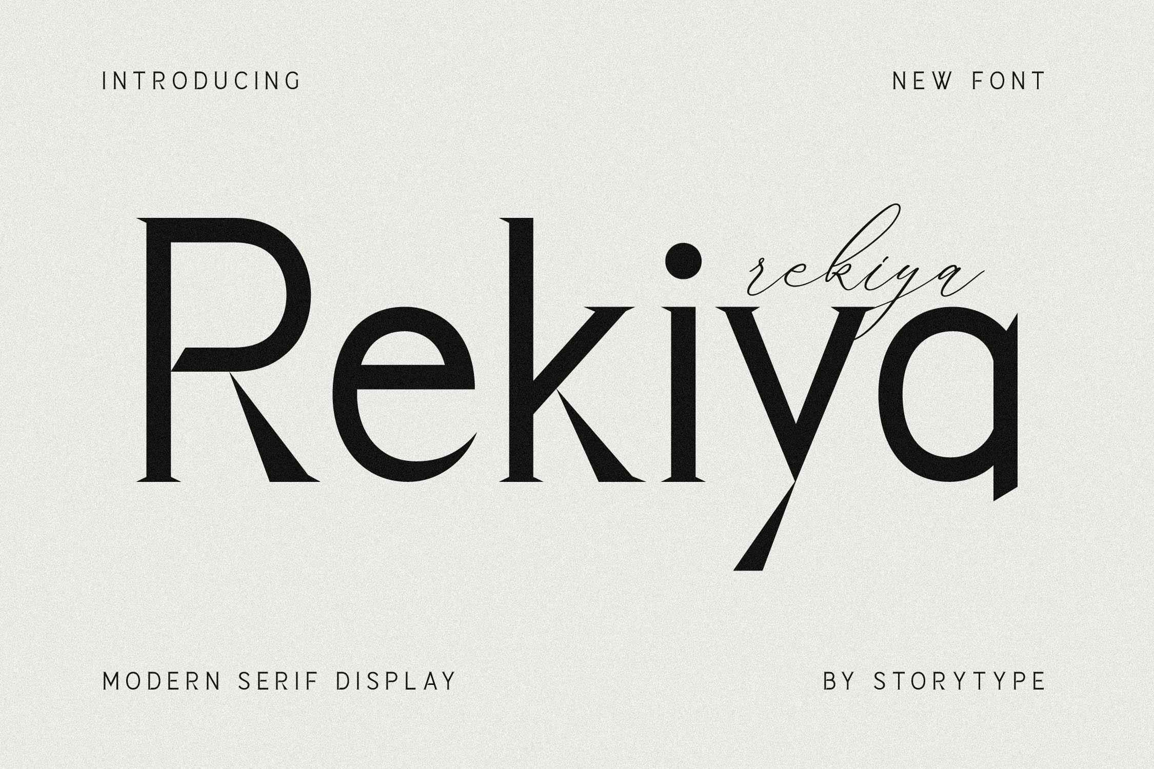 Шрифт Rekiya