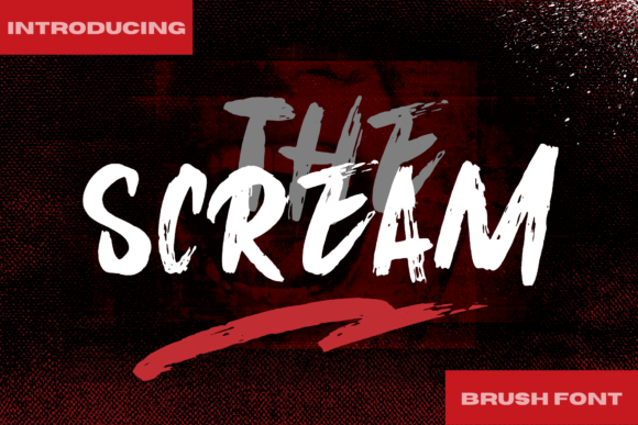 Шрифт The Scream