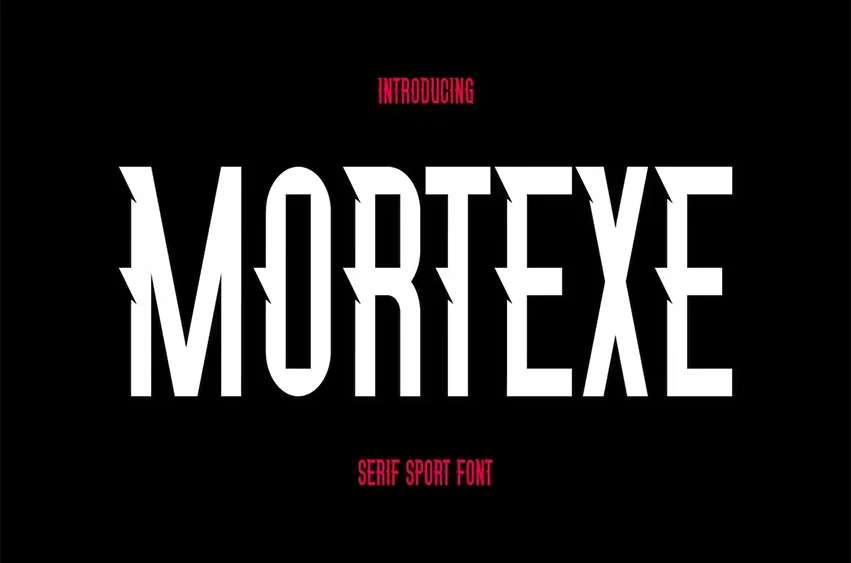 Шрифт Mortexe