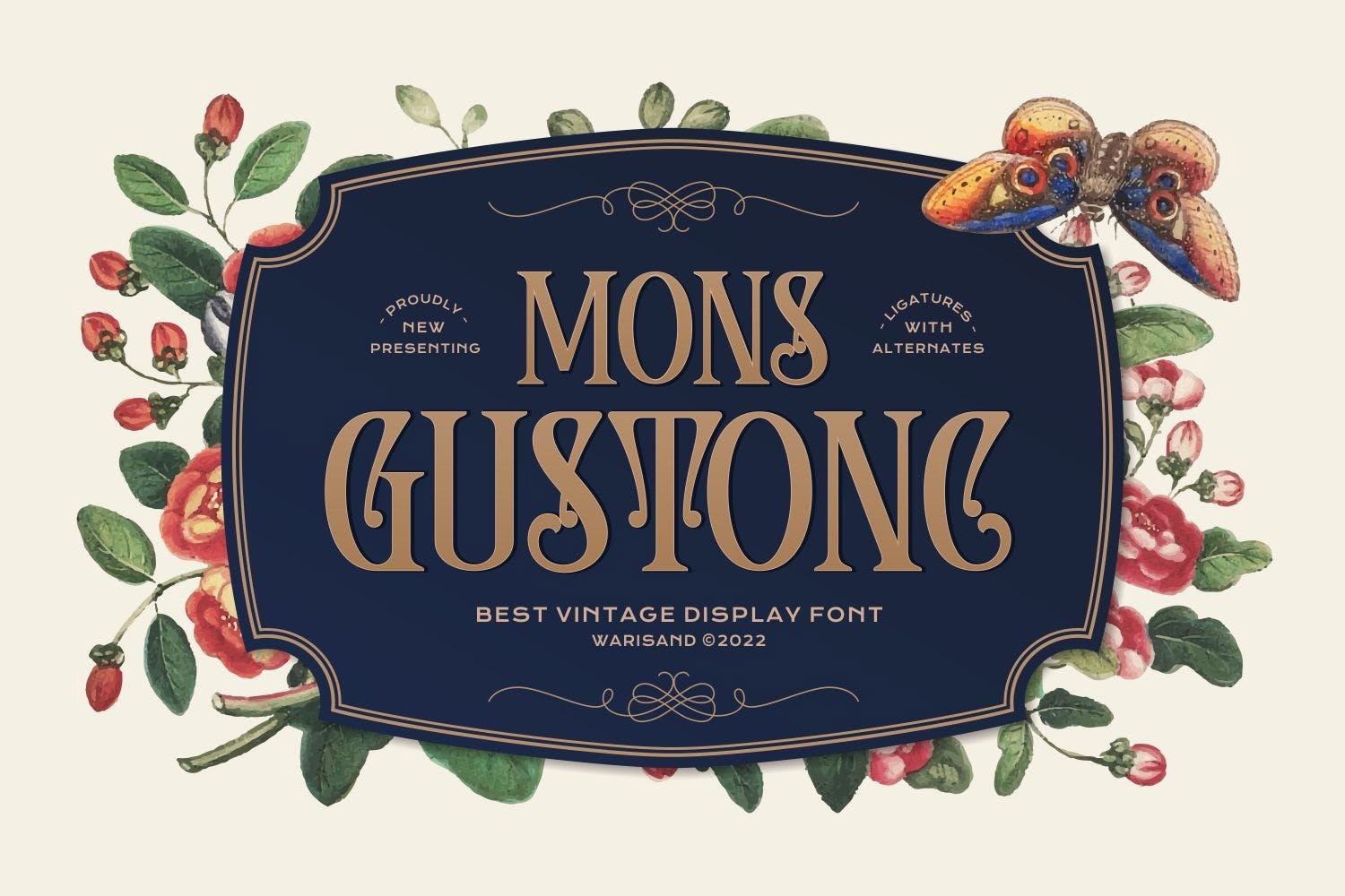Шрифт Mons Gustonc