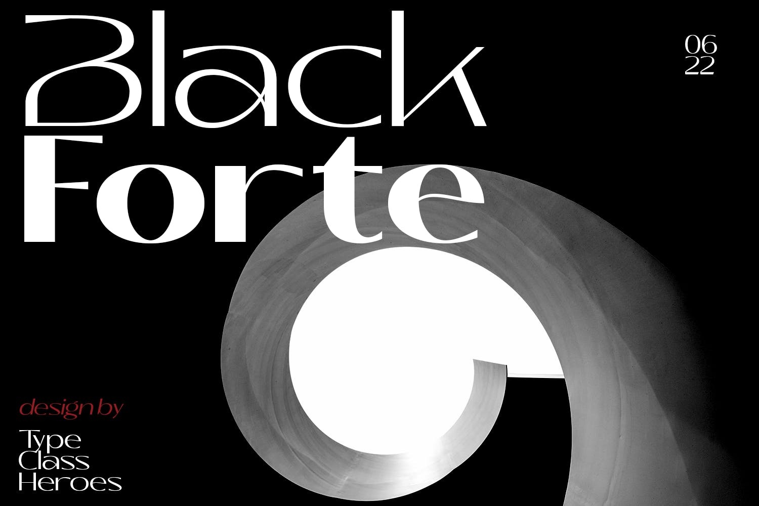 Шрифт Black Forte