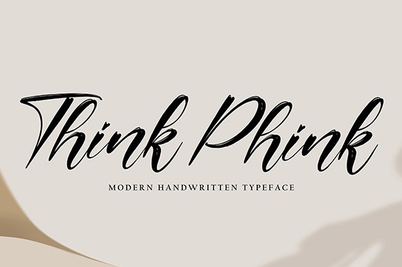 Шрифт Think Phink