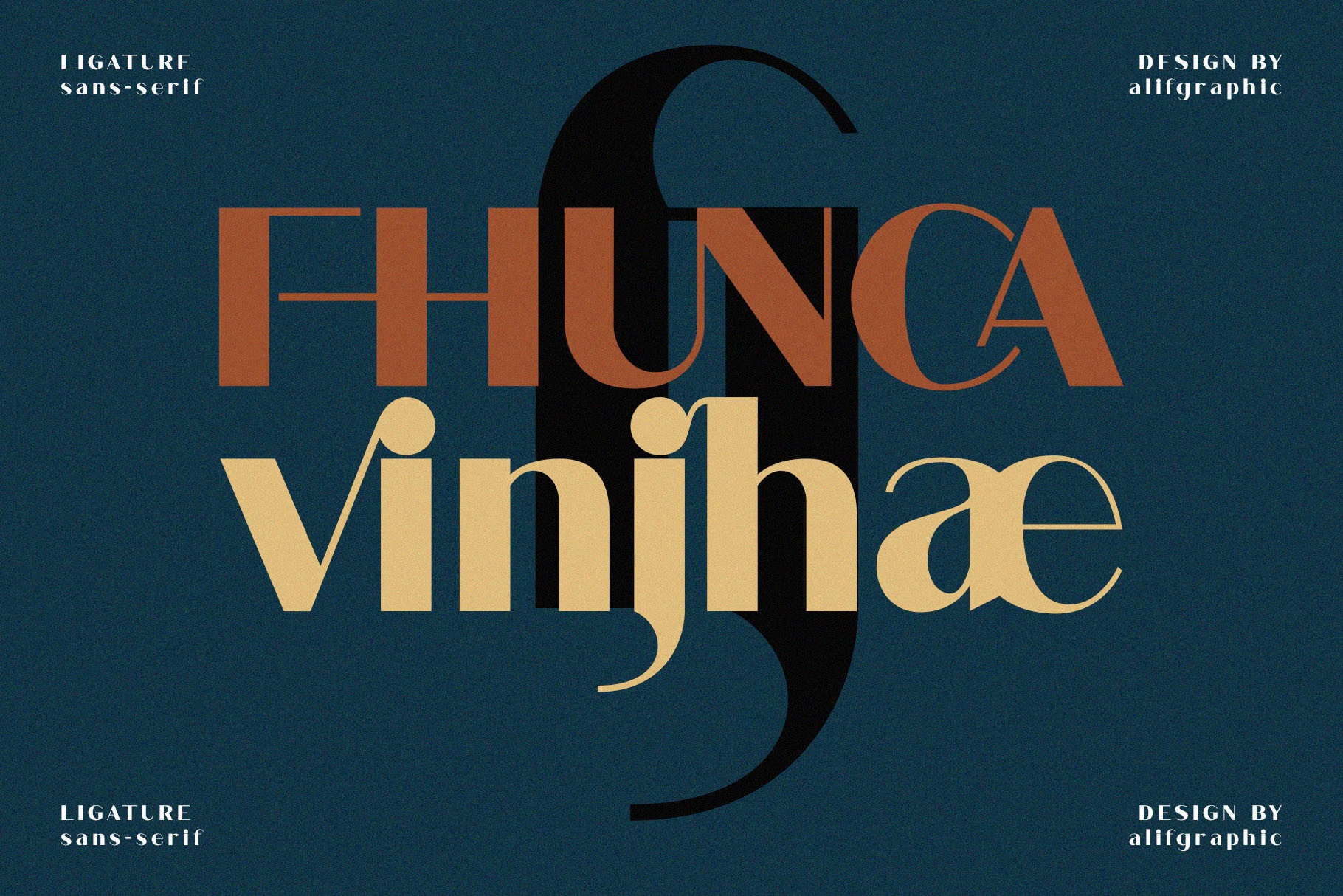 Шрифт Fhunca Vinjhae