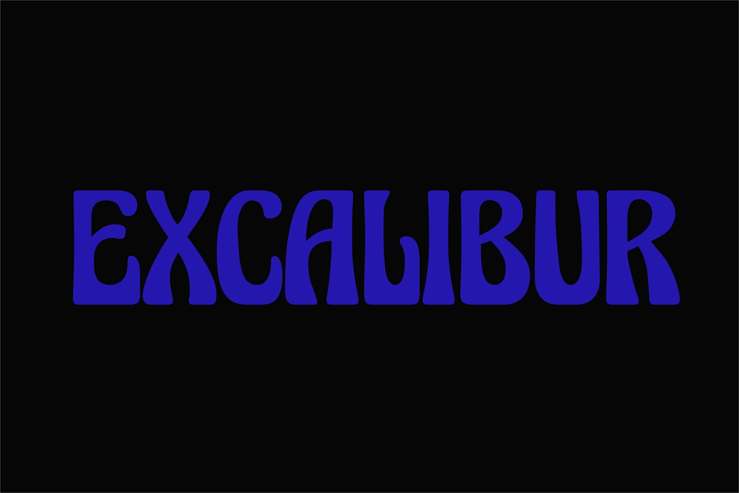 Шрифт Excalibur