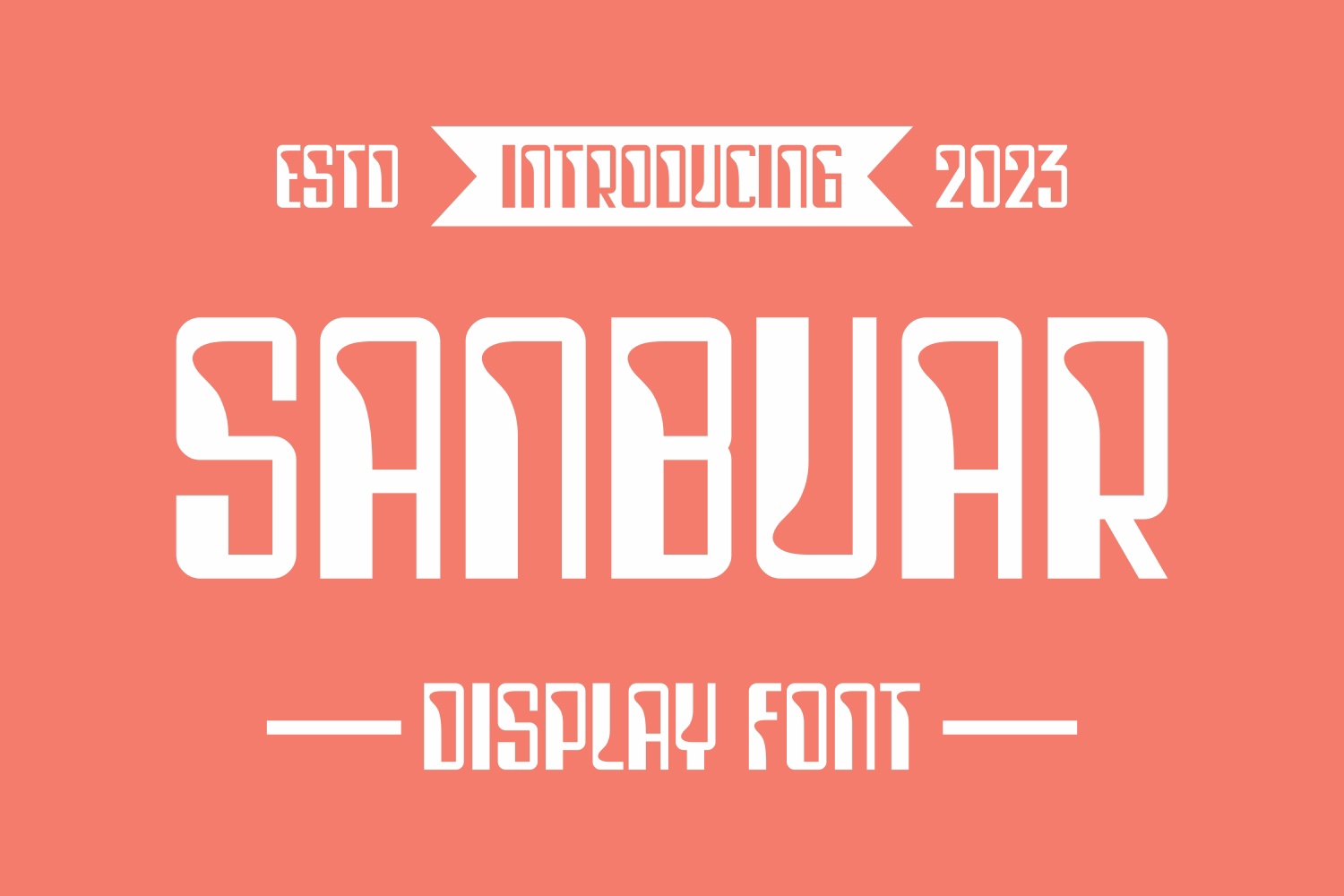 Шрифт Sanbuar
