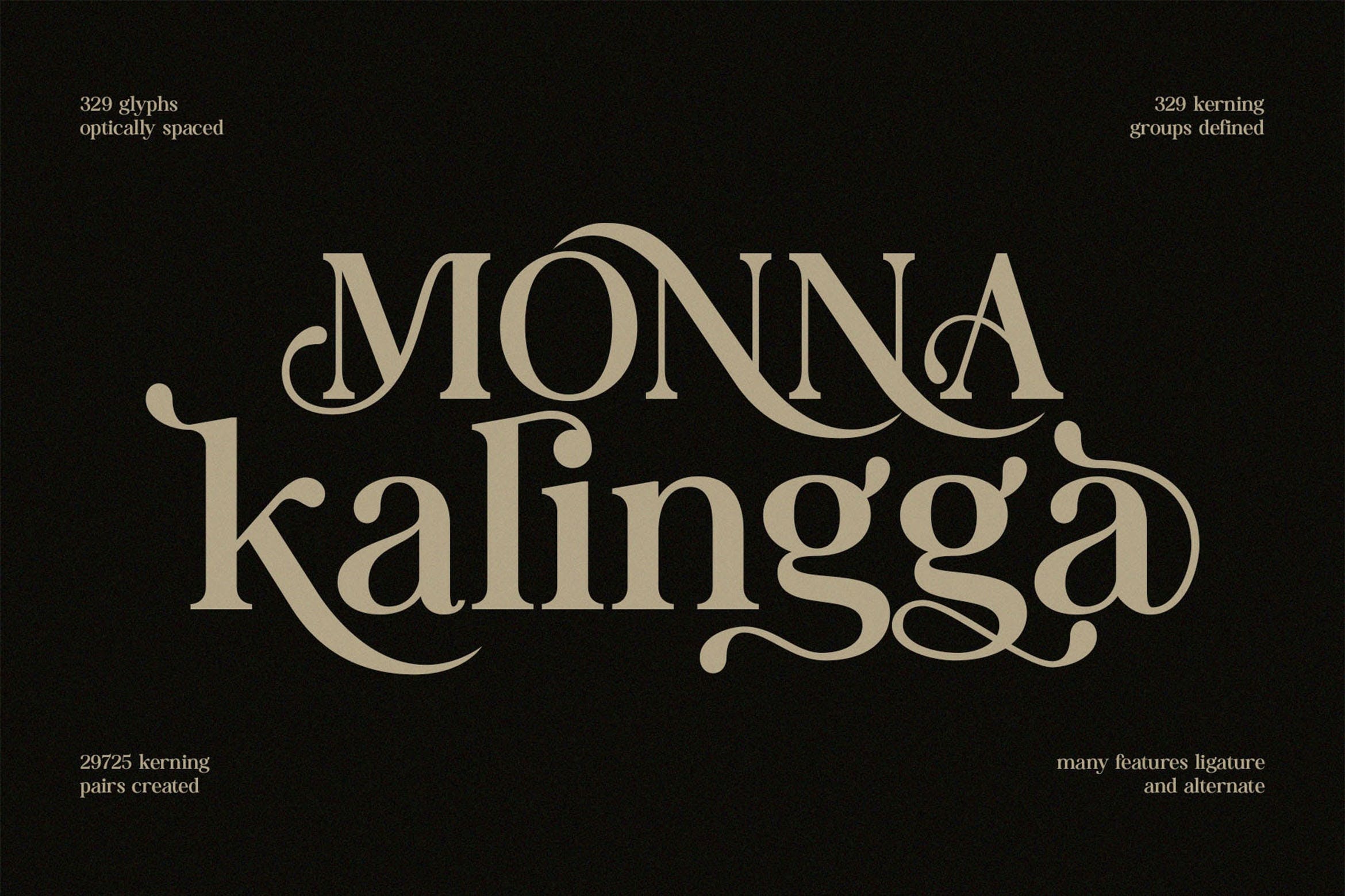 Шрифт Monna Kalingga