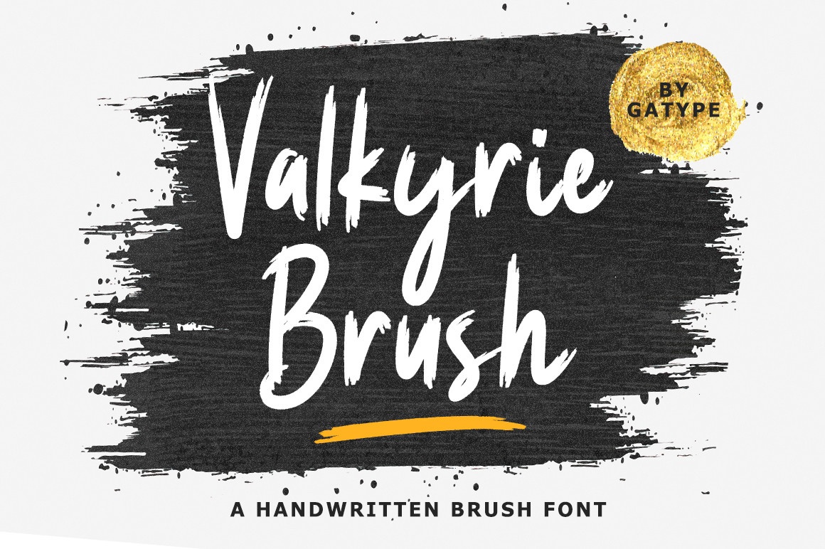 Шрифт Valkyrie Brush