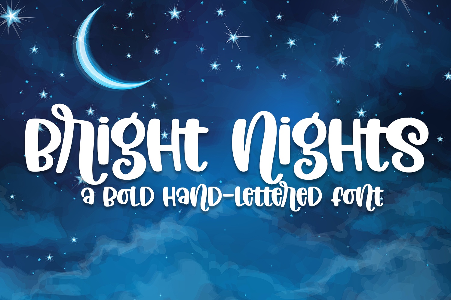 Шрифт Bright Nights