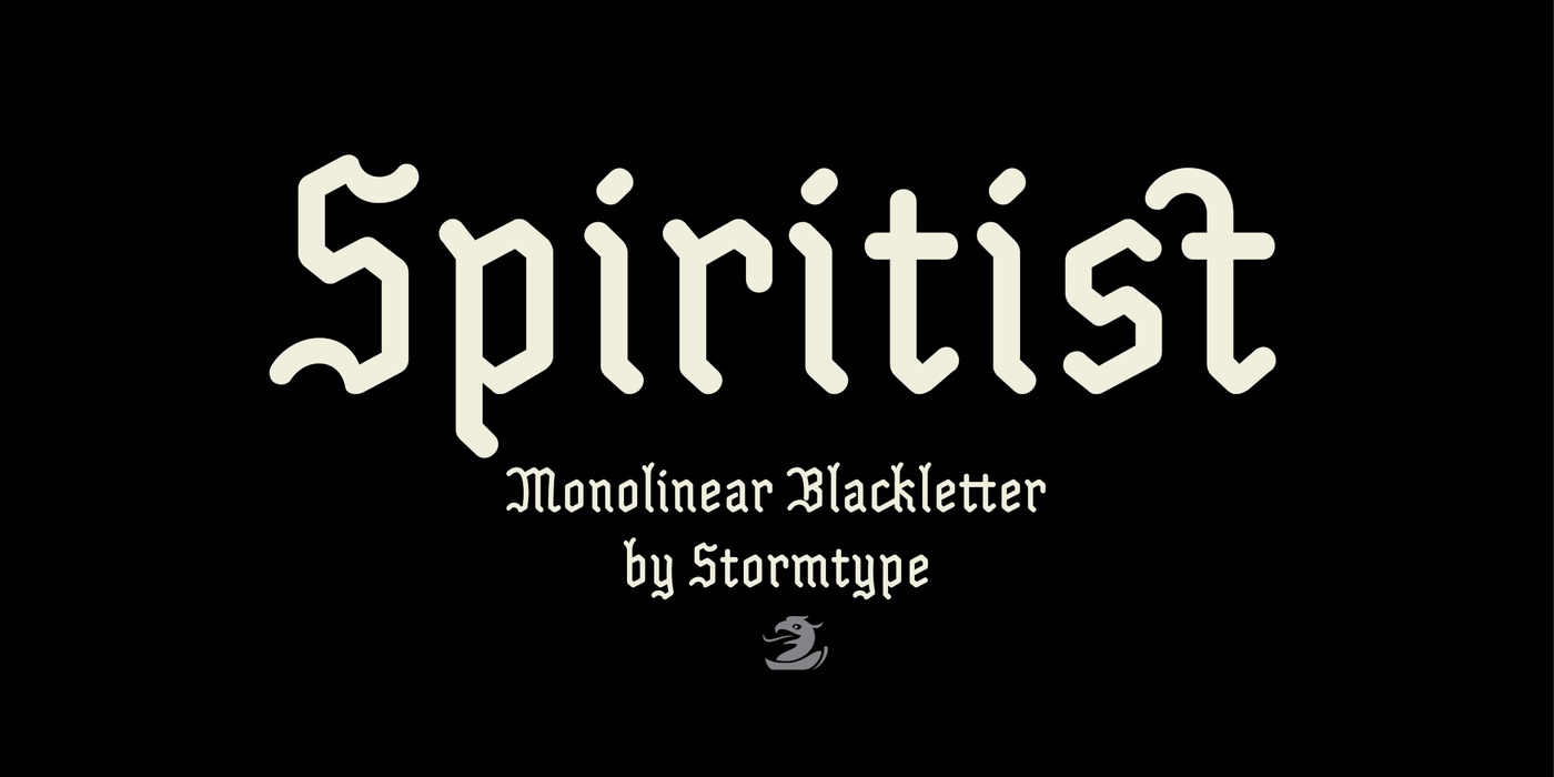 Шрифт Spiritist