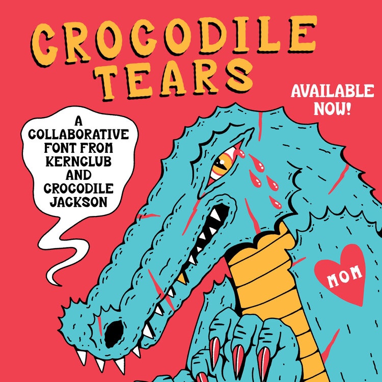 Шрифт KC Crocodile Tears