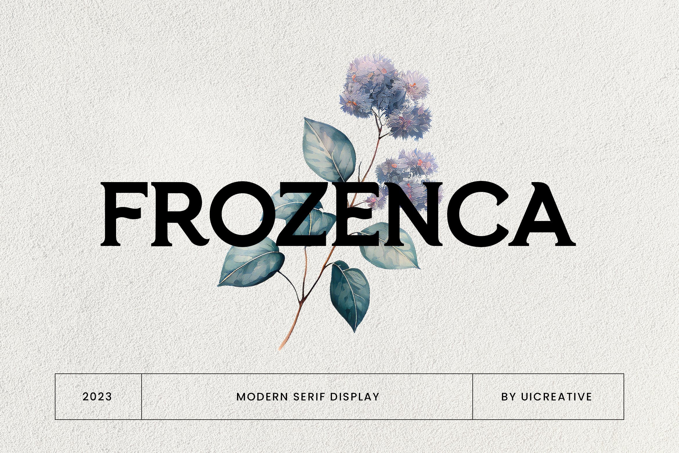 Шрифт Frozenca