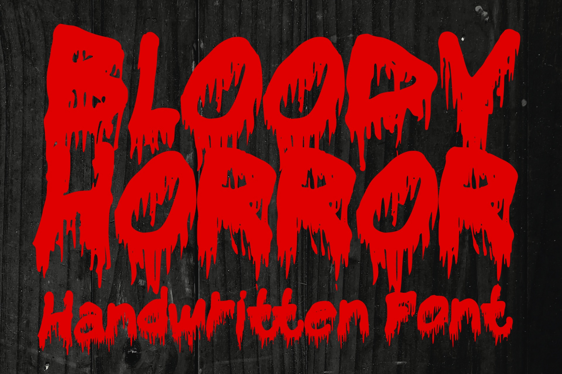 Шрифт Bloody Horror