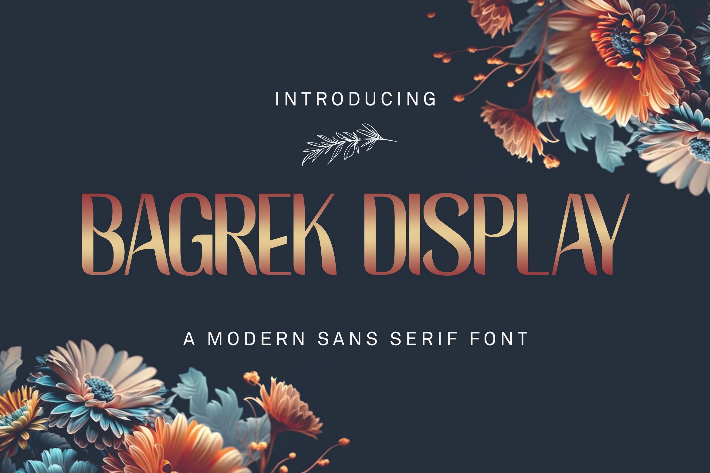 Шрифт Bagrek Display