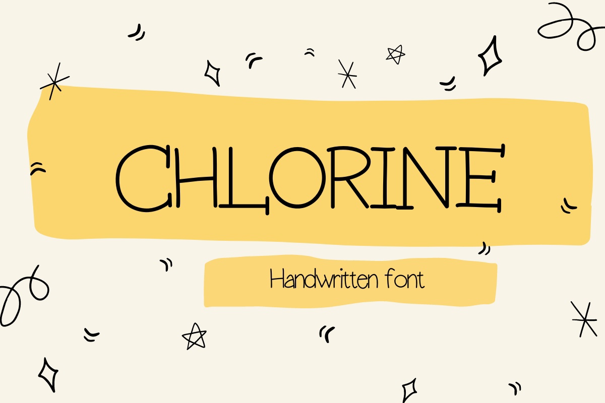 Шрифт Chlorine