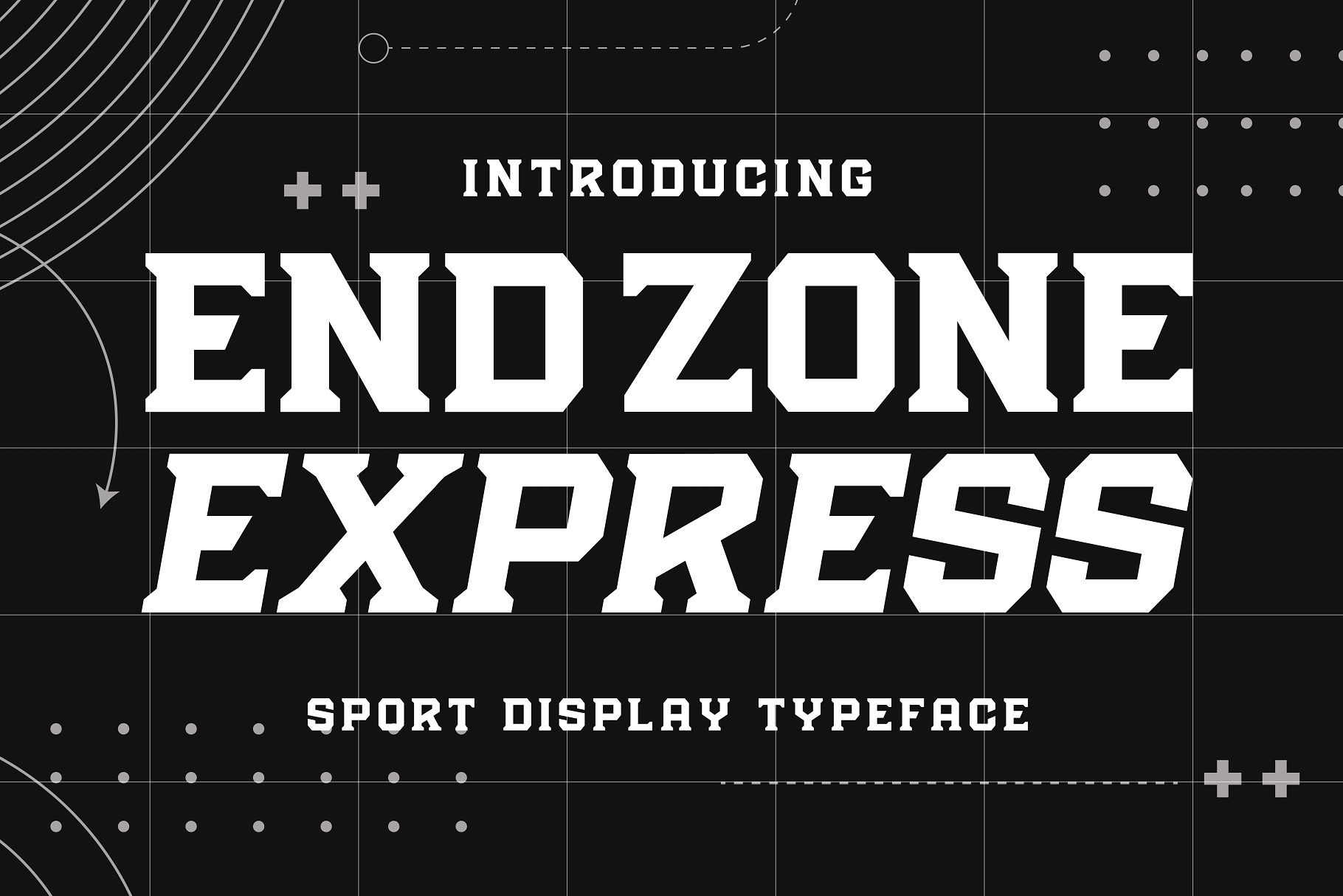 Шрифт Endzone Express