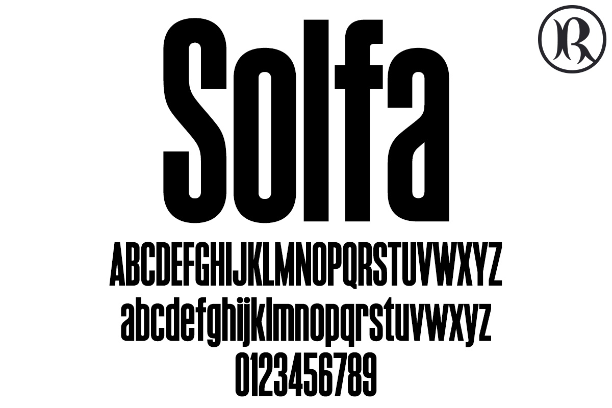Шрифт Solfa