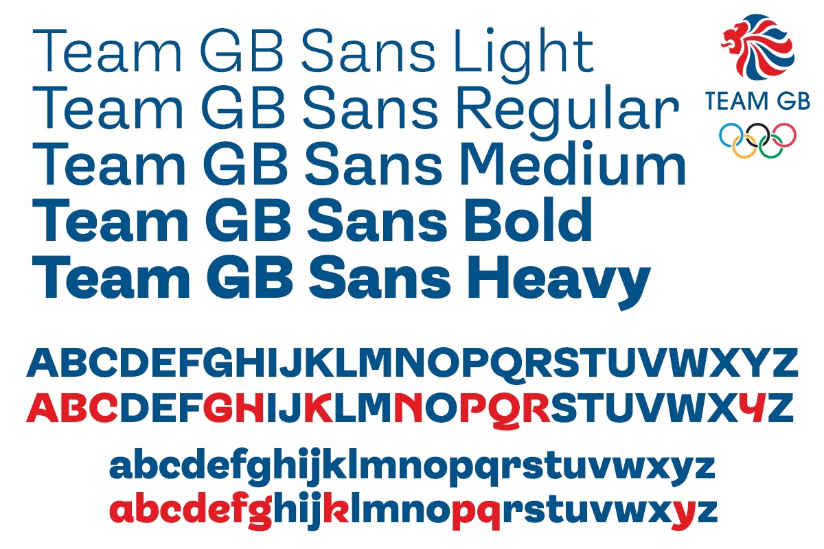 Шрифт Team GB Sans