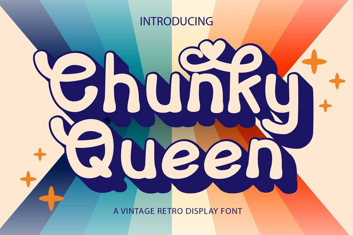 Шрифт Chunky Queen