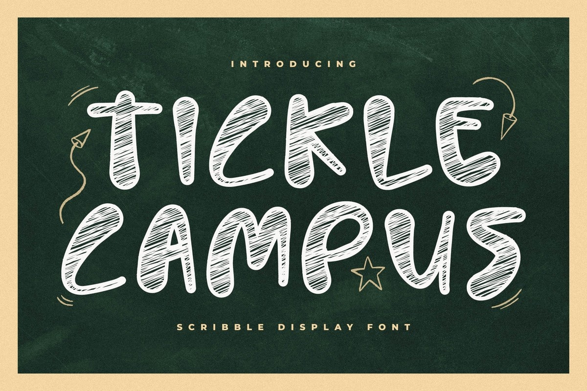 Шрифт Tickle Campus