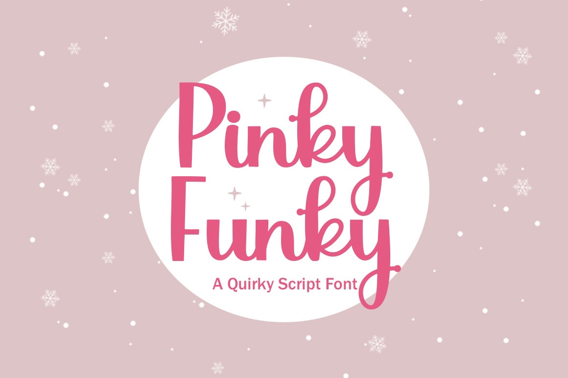 Шрифт Pinky Funky