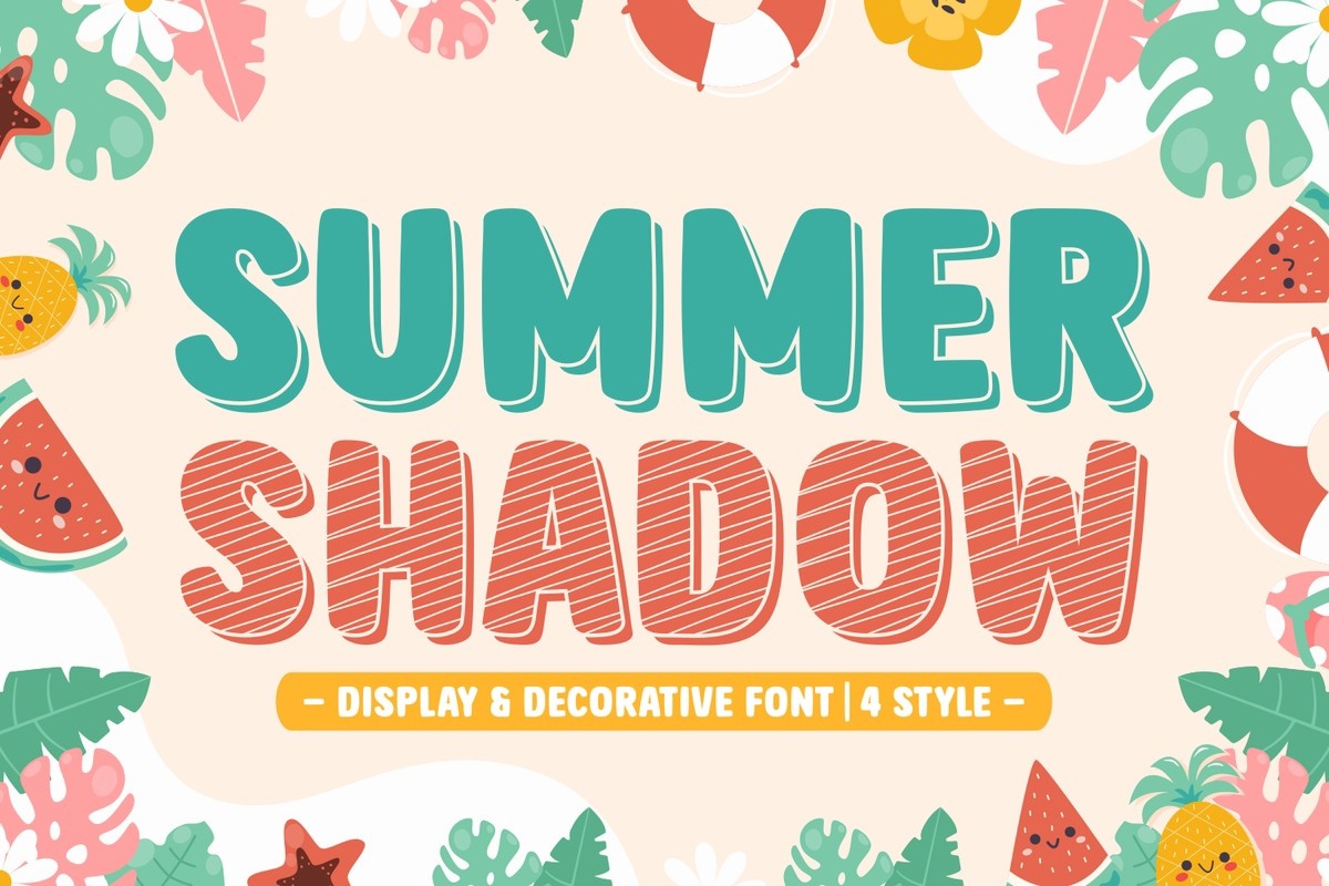 Шрифт Summer Shadow