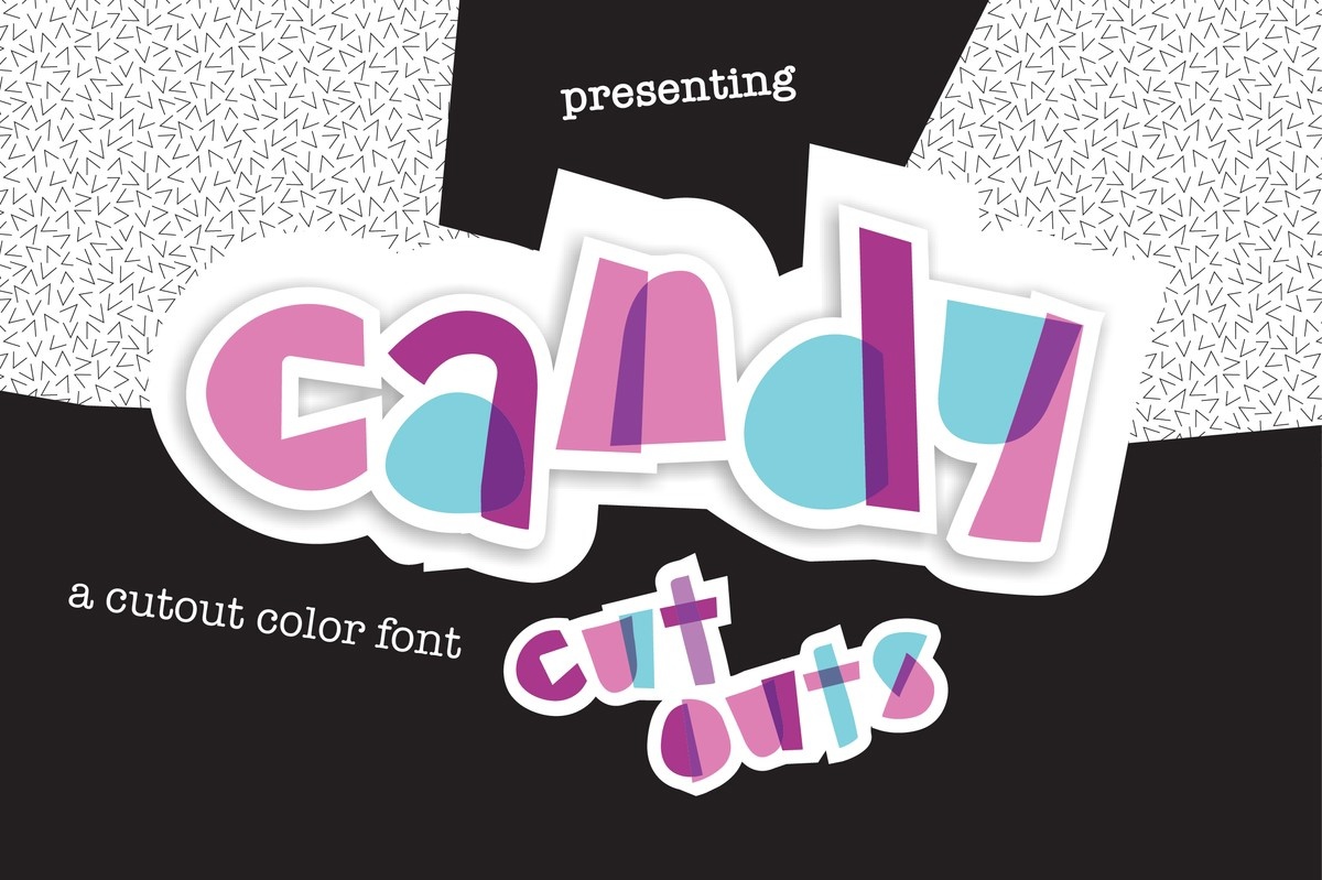 Шрифт Candy Cutouts